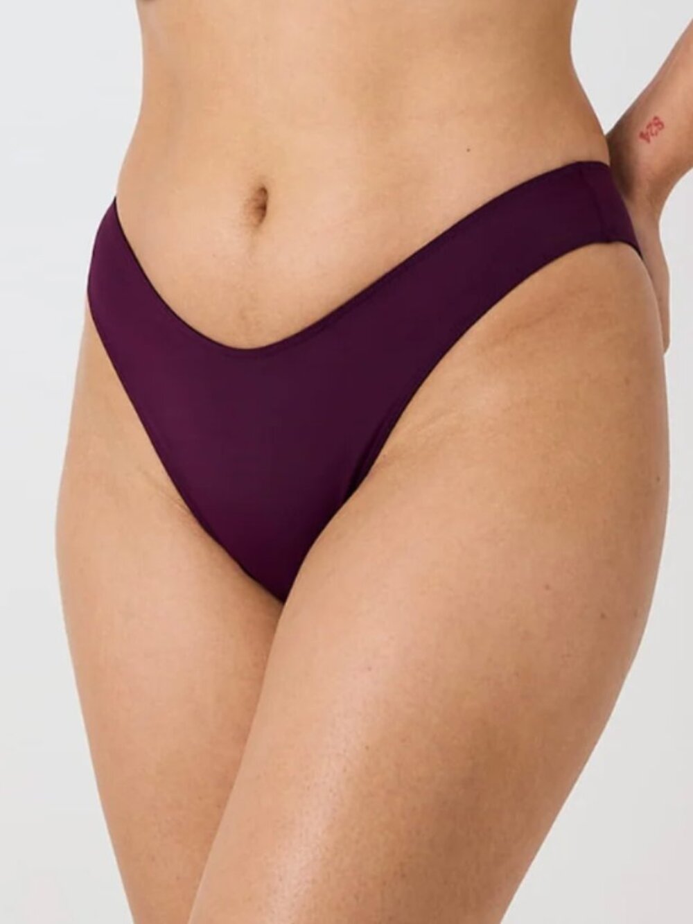 TOCO Balandra Cheeky Bottoms Plum Purple Size Small NWT